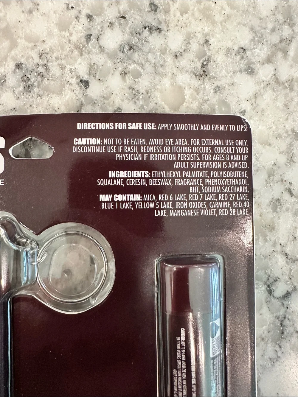 Hershey's Milk Chocolate Flavored Lip Balm & Keychain - Brown